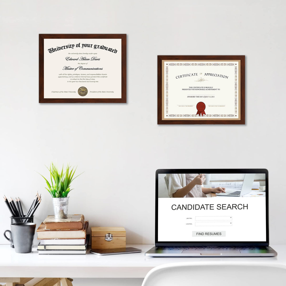 upsimples certificate frame secure packaging prevents damage during shipping