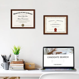 upsimples certificate frame secure packaging prevents damage during shipping