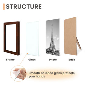 upsimples certificate frame table display for home or office decor