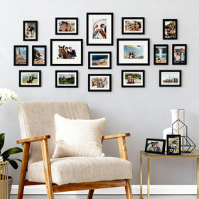 upsimples classic black frame design complements many decors and spaces