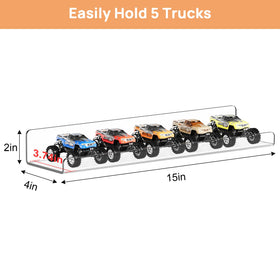 upsimples clear wall shelf shows items clearly with front lip