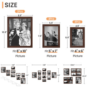 upsimples collage frame 5x7 for wall gallery and easy customization