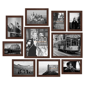 upsimples collage frame 8x10 with clear plastic cover for family photos and protection