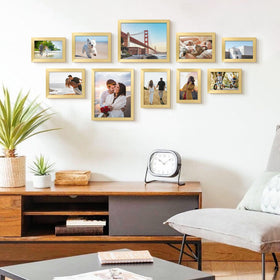 upsimples collage frame wall display for a vibrant gallery.