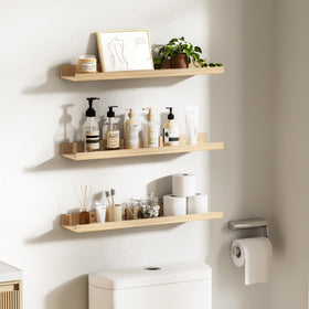 Upsimples decorative wall shelves blend with any decor style