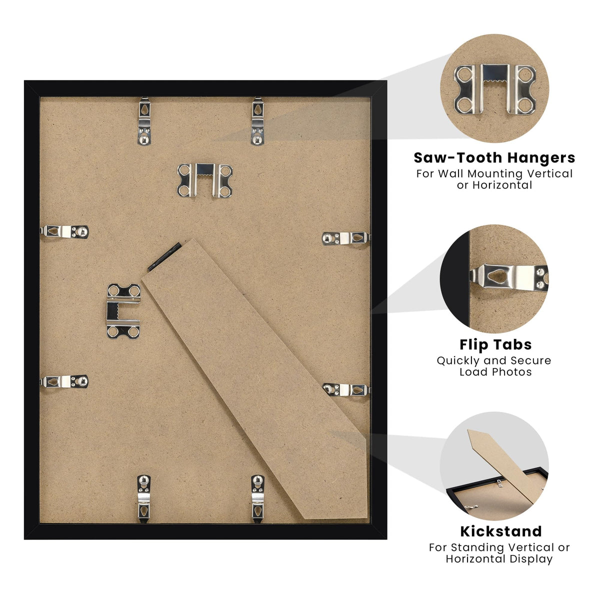 upsimples frame demonstrated with mat option for certificate presentation.