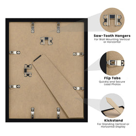 upsimples frame demonstrated with mat option for certificate presentation.