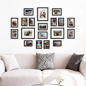 upsimples DIY wall gallery layout helps plan arrangements for photo walls