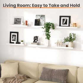 Upsimples floating shelves in bedroom decor keep essentials within reach