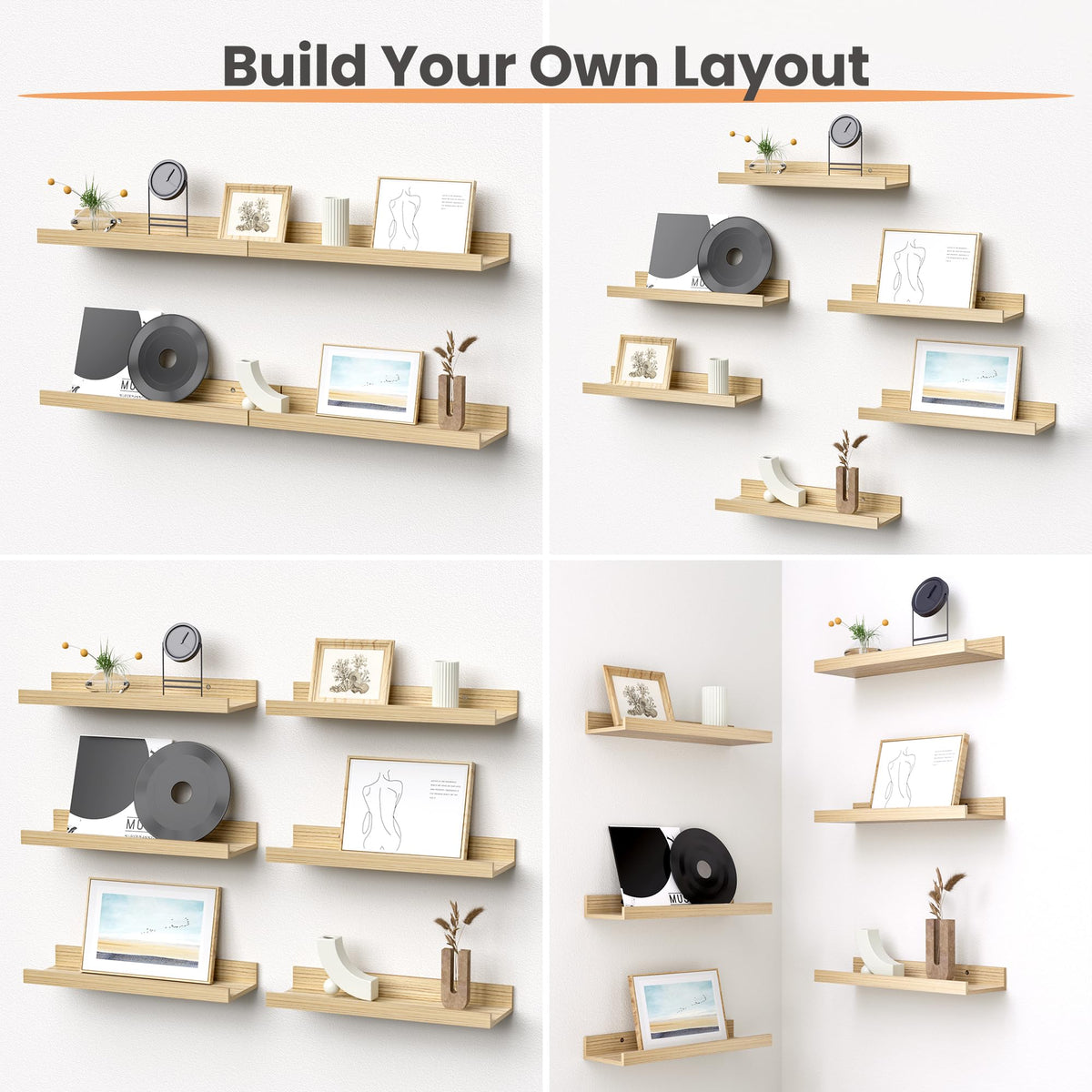 upsimples floating shelves easy installation for quick setup in minutes