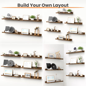Upsimples floating shelves installation easy, showing quick setup and clean lines.