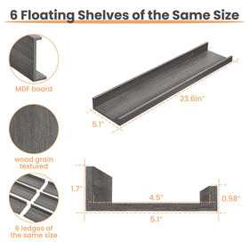Upsimples floating shelves wall-space-maximization helps organize items while adding visual interest