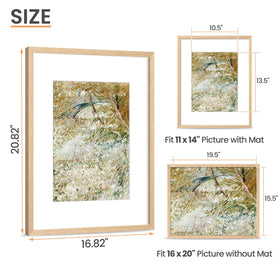 upsimples 11x14 display with mat highlights precise photo alignment and clean borders