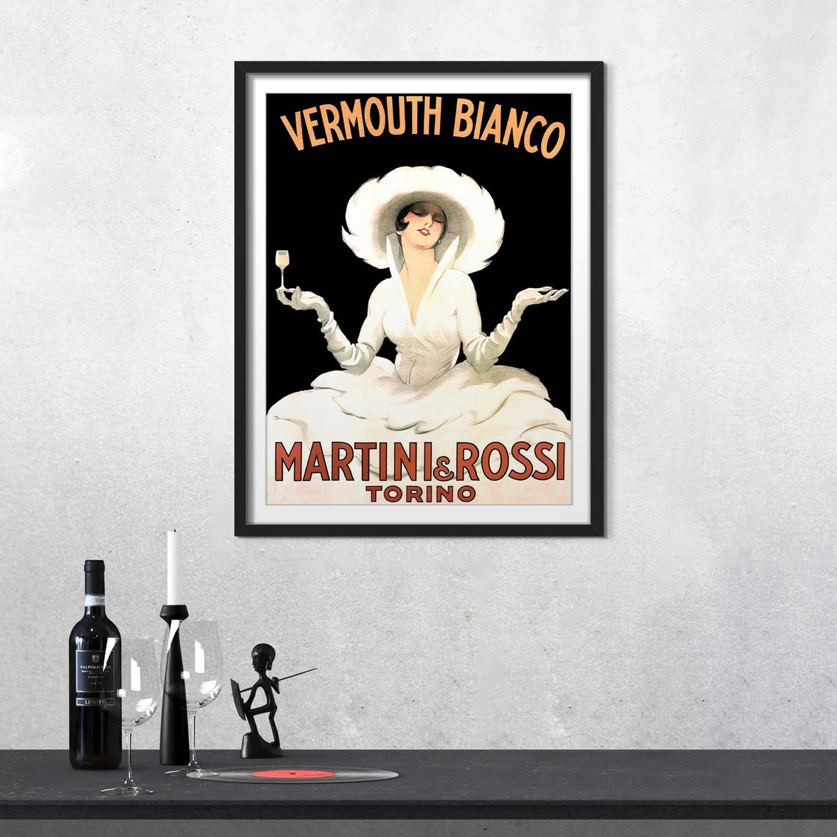 Upsimples frame with mat for 18x24 display, ideal for gallery setups.