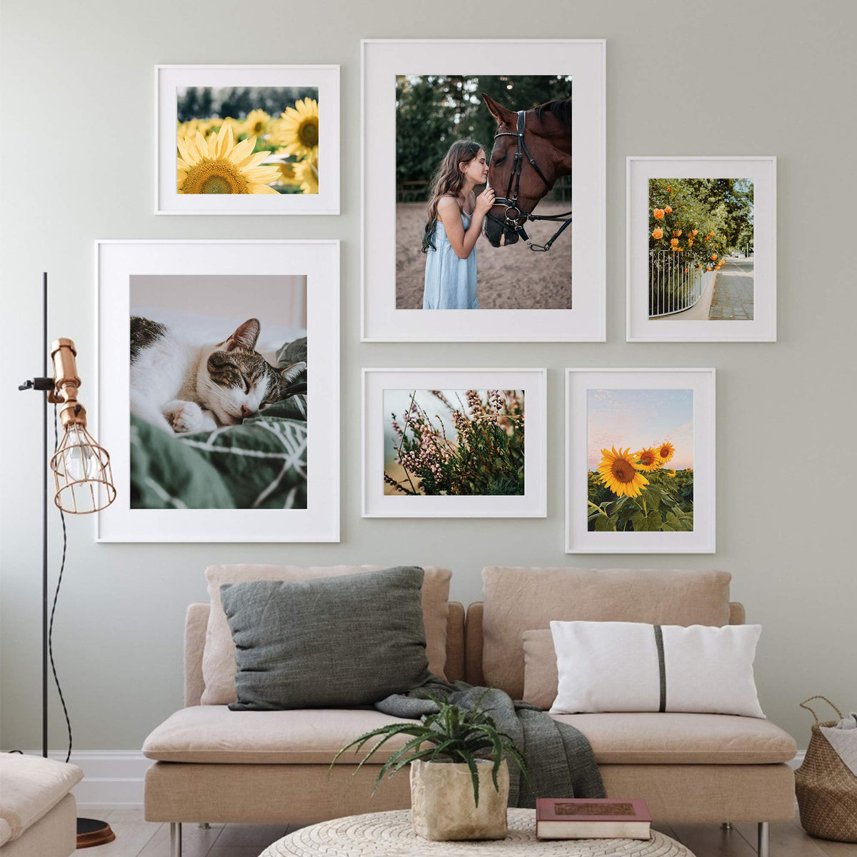upsimples gift-ready frame set white offers timeless decor for home or office.