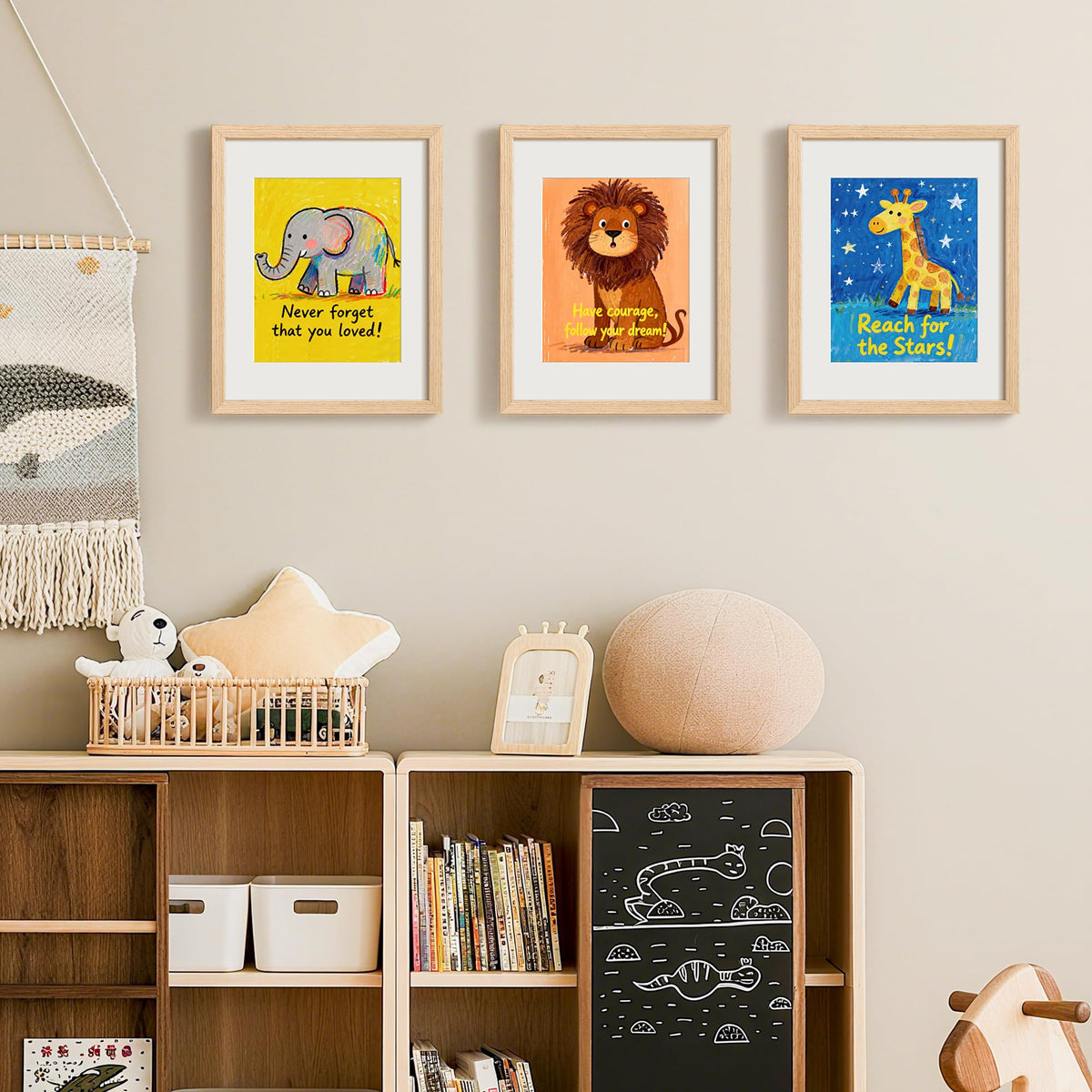 upsimples gift-ready natural wood frame for baby showers and more