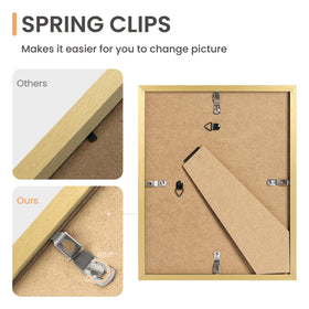 upsimples gold finish close-up frame adds timeless style.