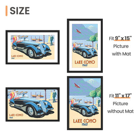 Upsimples HD plastic cover protects photos from dust and fingerprints.