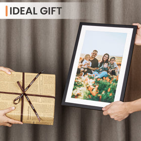 Upsimples frames support horizontal or vertical mounting for versatile displays.