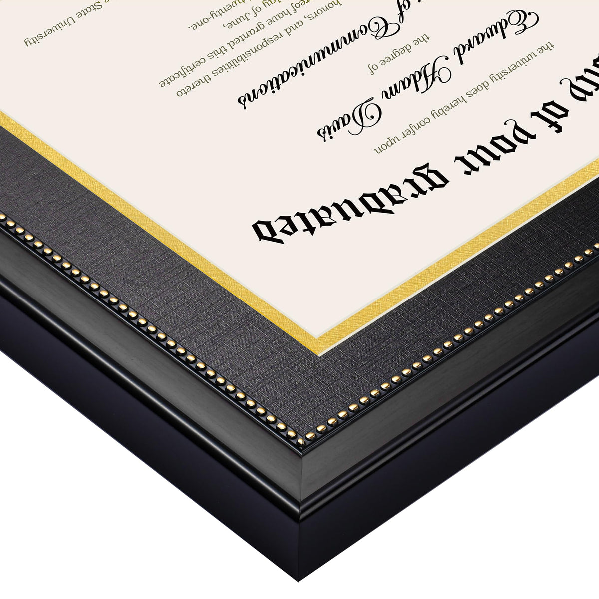 upsimples 1-pack diploma frame ideal for graduations or achievements