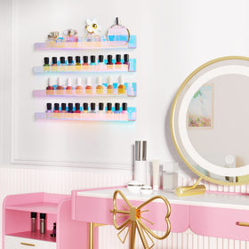 Upsimples iridescent shelf kids books display creating a tidy, playful reading corner