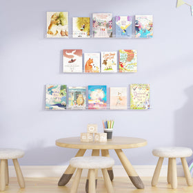 upsimples kids book shelf display 12inch for organized, kid-friendly reading corners