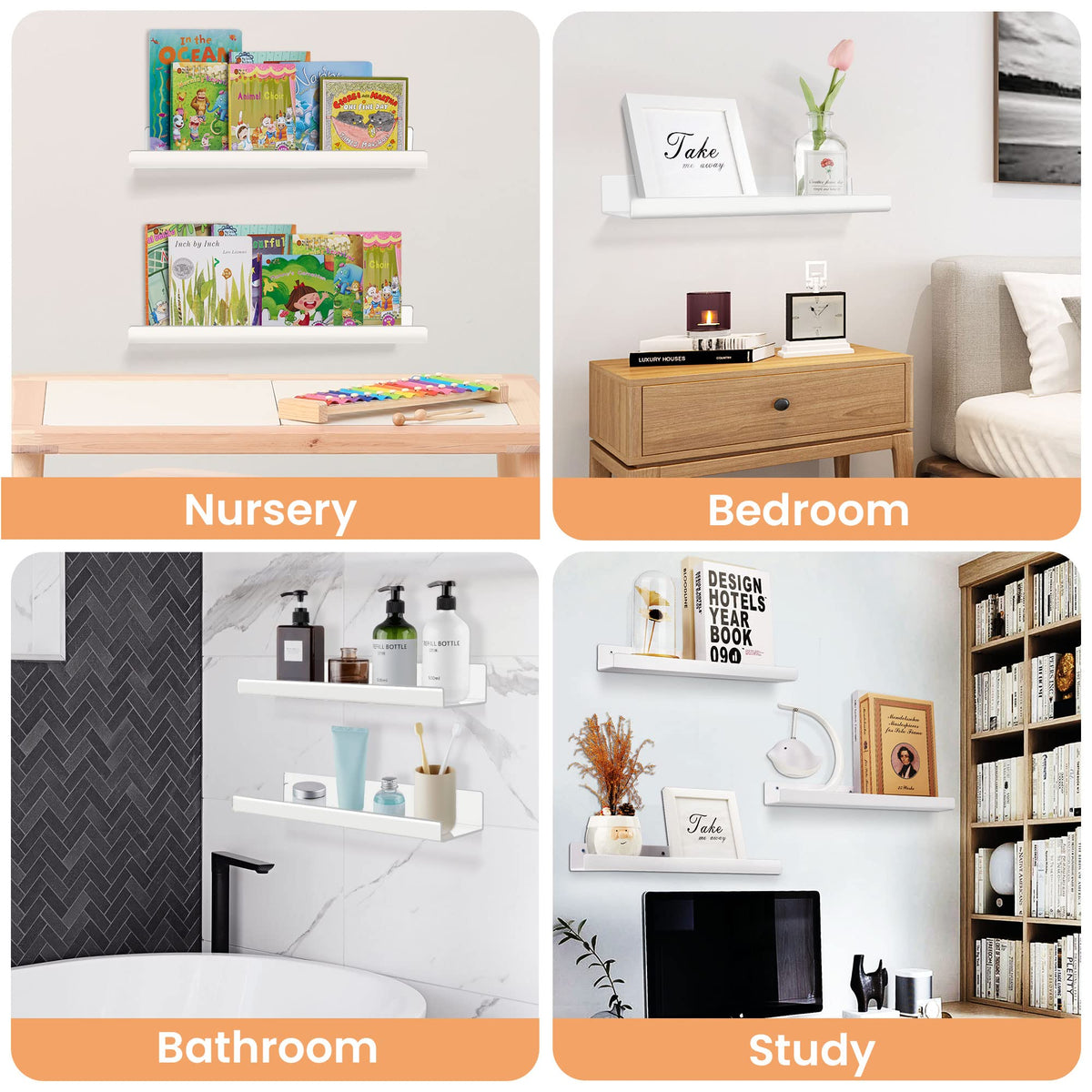 Upsimples clear acrylic finish enhances light and space.