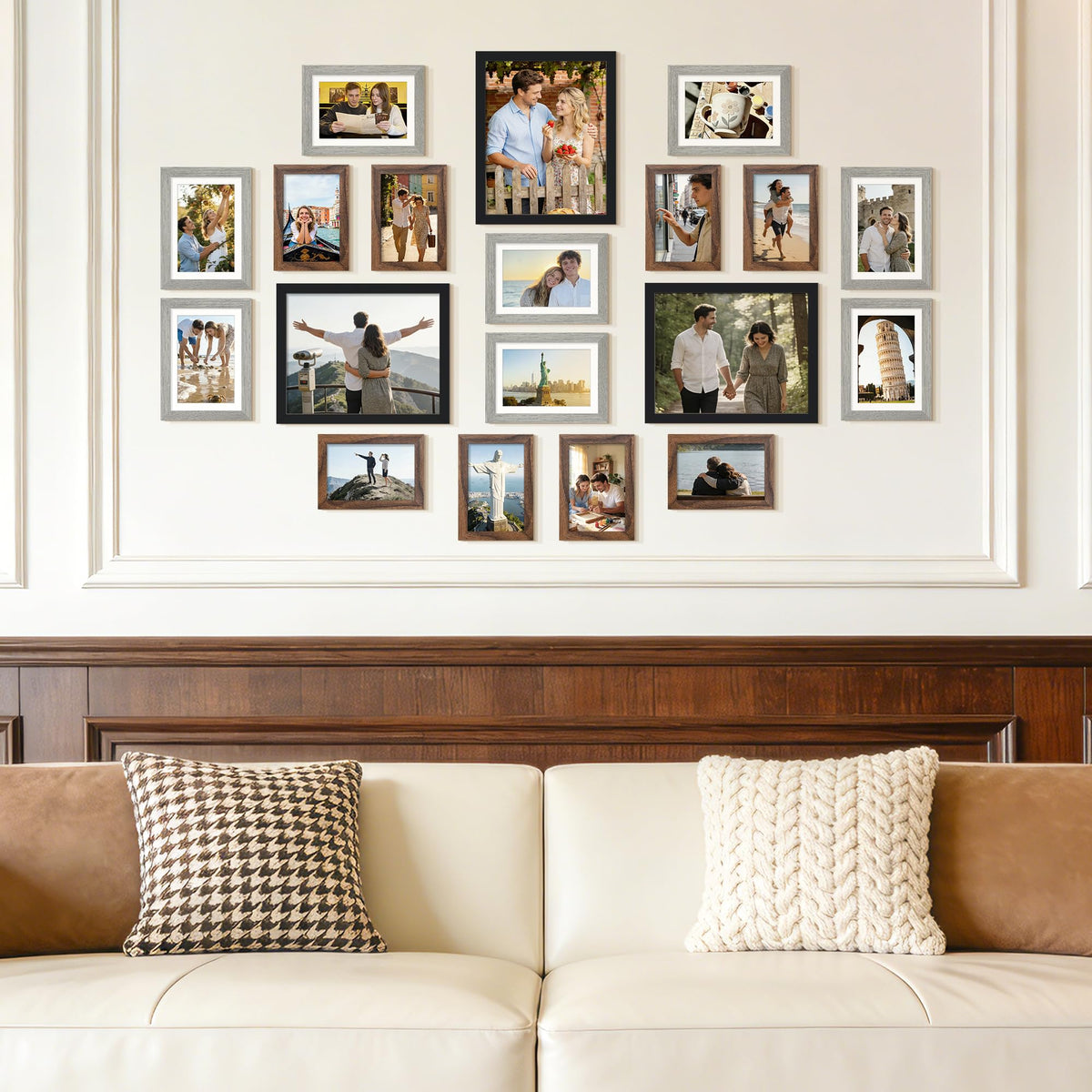 Upsimples photo gallery display ideas help plan walls or tabletops.