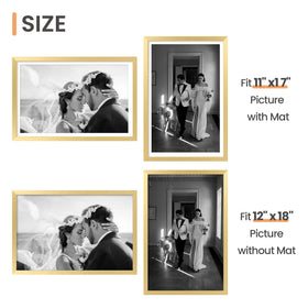 upsimples poster 11x17 with mat for gallery style displays