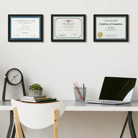 Upsimples protective cover helps keep certificates free from dust and moisture.