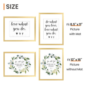 upsimples durable gold frames with safe packaging for gifting.
