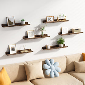 Upsimples six-pack wall shelves configuration offers versatile layouts up to 47 inches.