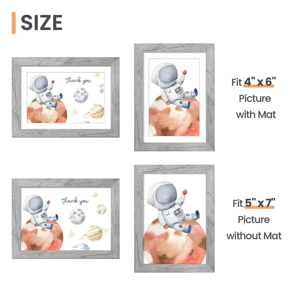 upsimples frame features spring-loading for quick photo swaps.