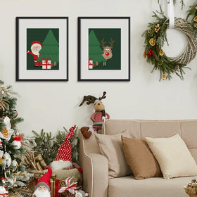 upsimples versatile frame fits horizontal or vertical wall layouts