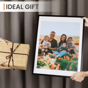 Upsimples wall gallery idea promotes organized decor in homes.