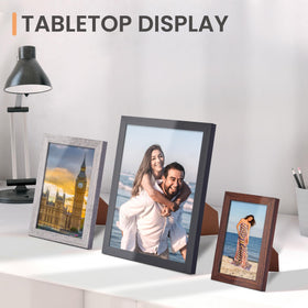 upsimples wall mount hardware included for flexible vertical or horizontal hanging
