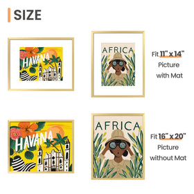 upsimples wall-mounted frames oriented horizontally or vertically