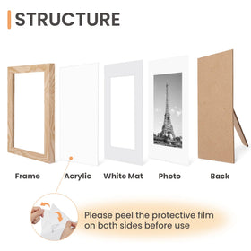Upsimples wall or table display frame for versatile decor