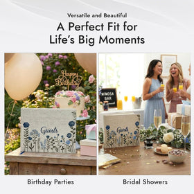 Upstart Decor dusty-blue giftable packaging signaling a thoughtful keepsake.