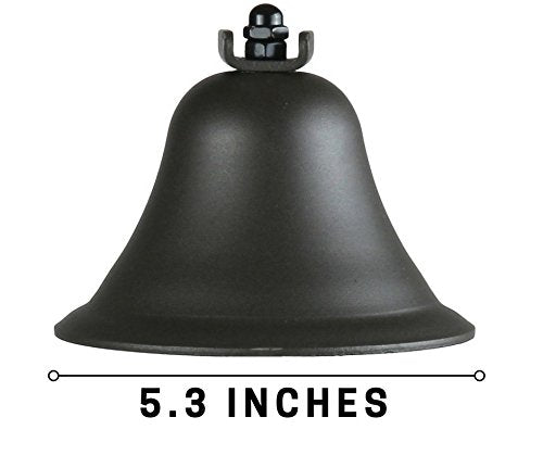 Upstreet rustic farmhouse style dinner bell enhances porch and garden gatherings.