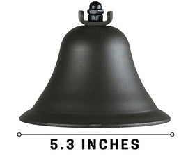 Upstreet rustic farmhouse style dinner bell enhances porch and garden gatherings.
