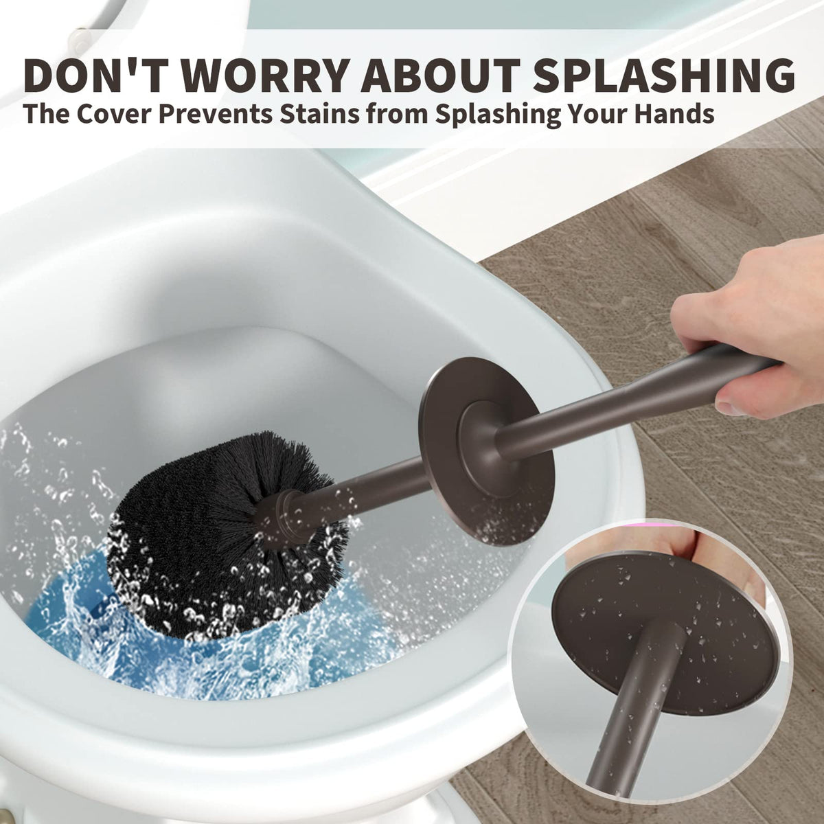 Uptronic 16-inch handle reaches deep inside the bowl for easier cleaning