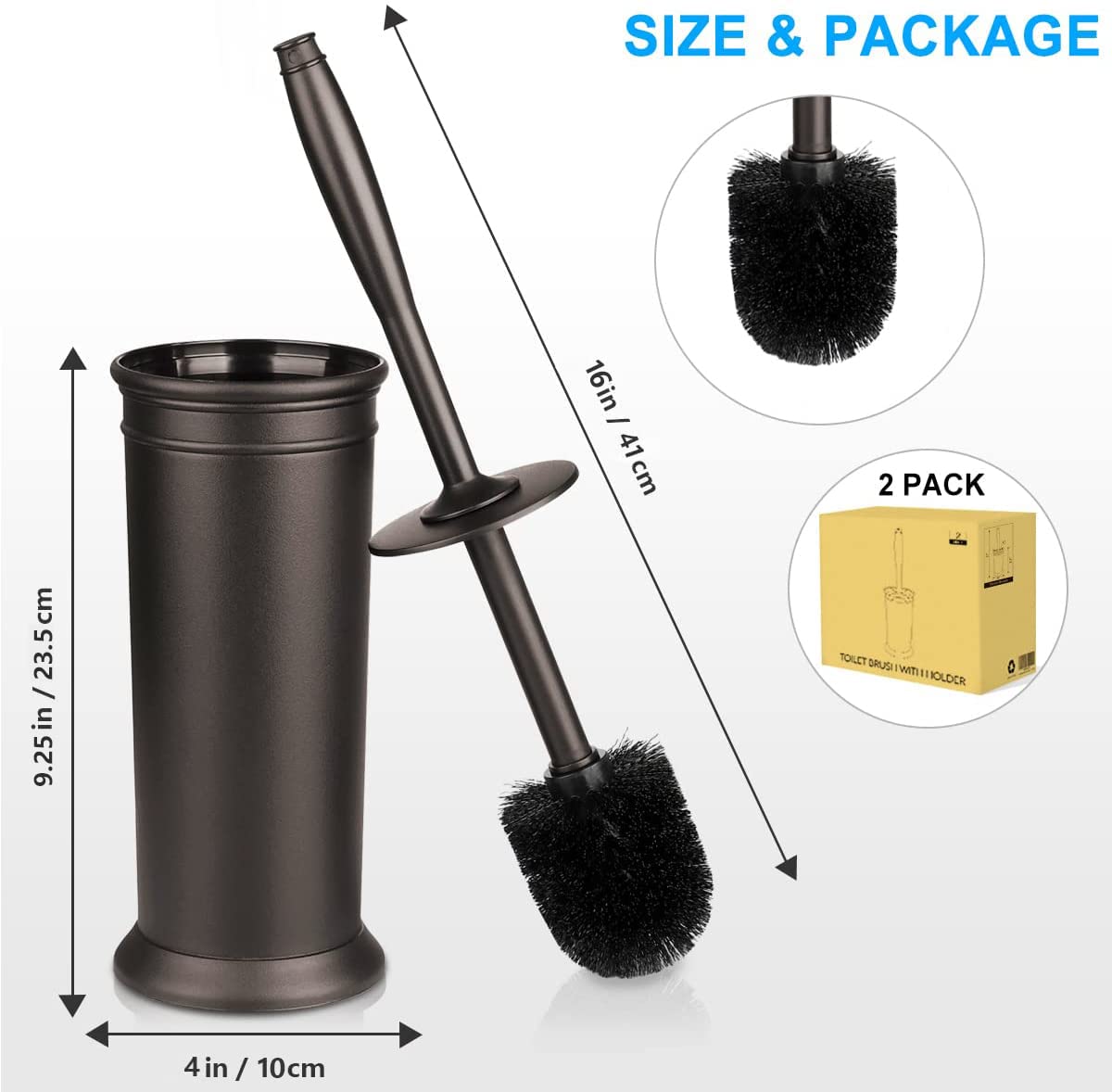 Uptronic durable plastic construction supports long-term bathroom cleaning tasks