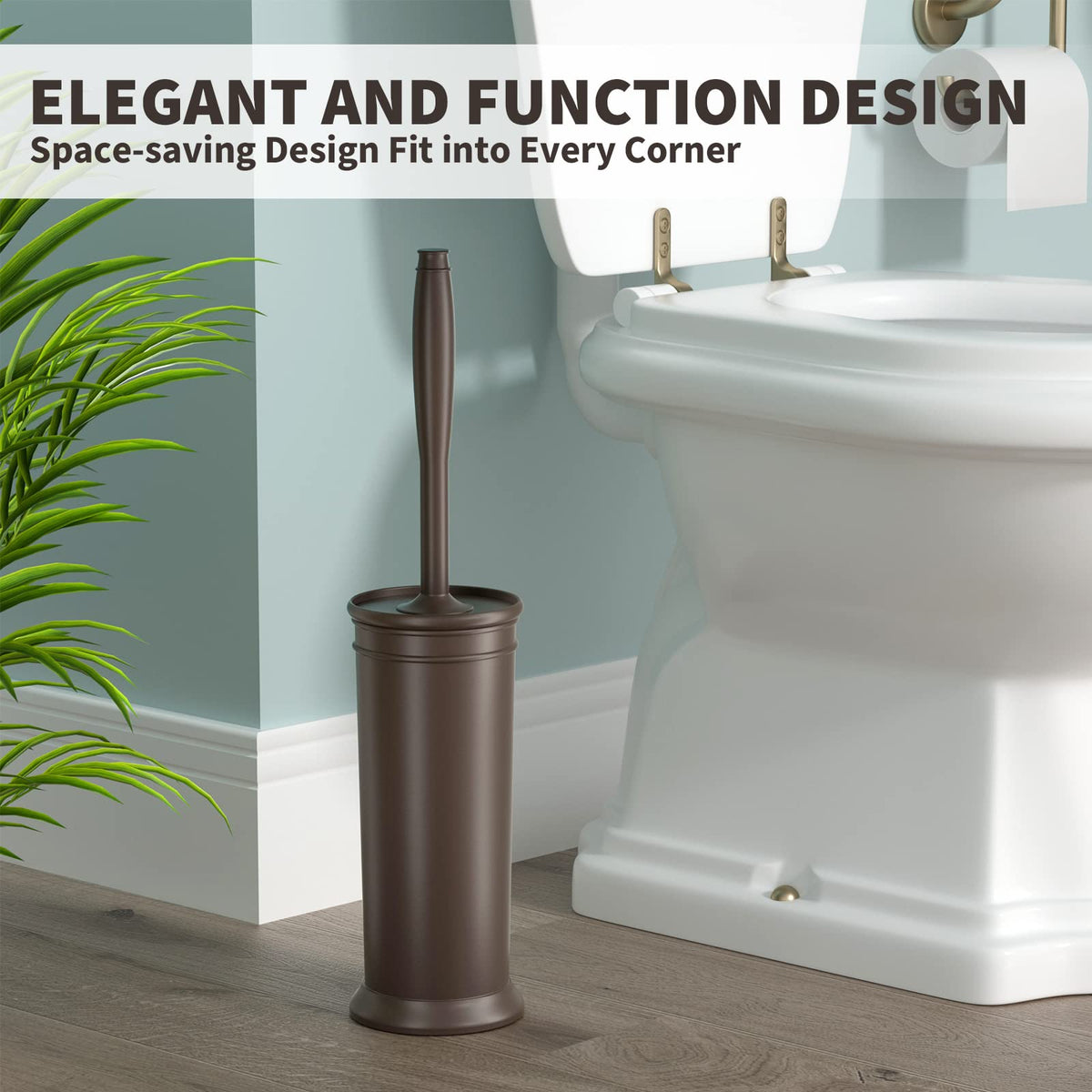 Uptronic modern decor bronze finish complements contemporary bathroom design