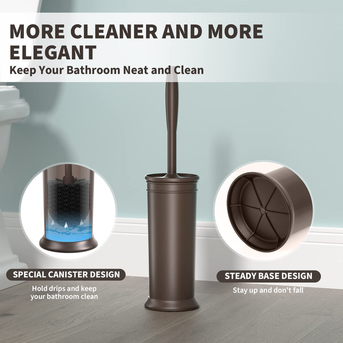 Uptronic space-saving design fits neatly in small bathrooms