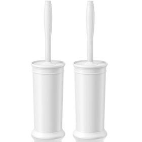 Uptronic toilet brush with compact design for tidy bathroom storage