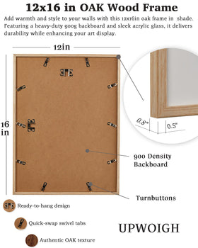 UPWOIGH easy wall arrangement frame enabling quick gallery setup.