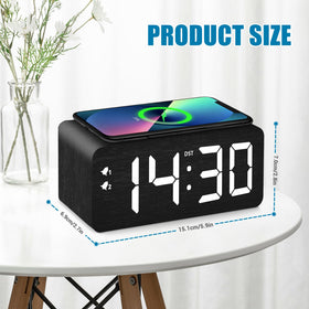 URAYCO clock suited for living rooms or desks with clear digits.