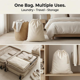 Urban Villa storage bag keeps toys and seasonal items dust-free.