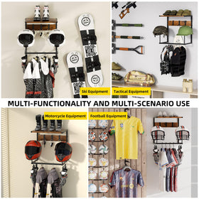 Urban Deco wall mount saves floor space in entryways and garages